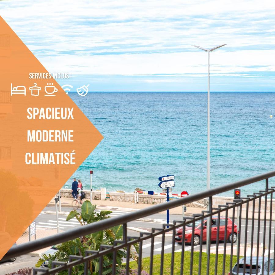 La Perle Bleue - Central - Vue Mer - Wifi Roquebrune-Cap-Martin Exterior foto