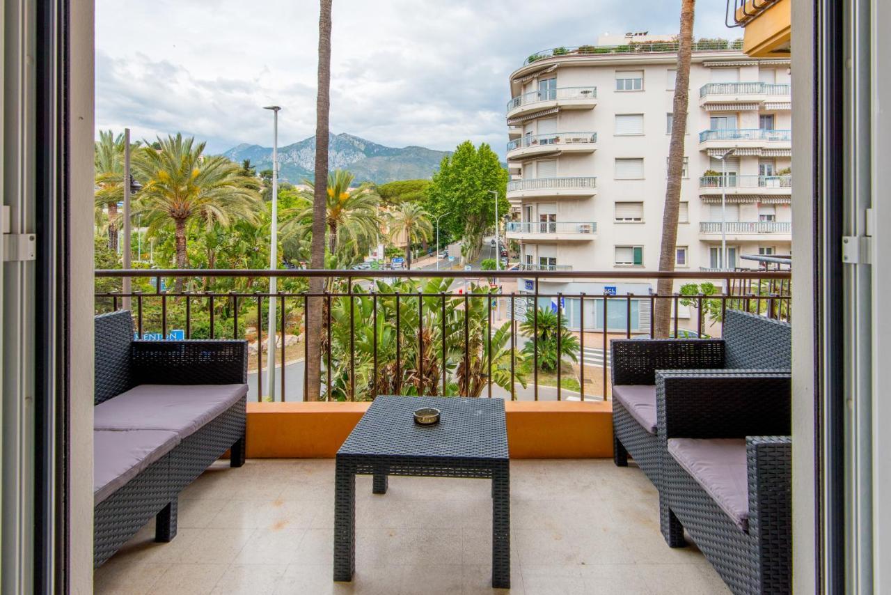 La Perle Bleue - Central - Vue Mer - Wifi Roquebrune-Cap-Martin Exterior foto